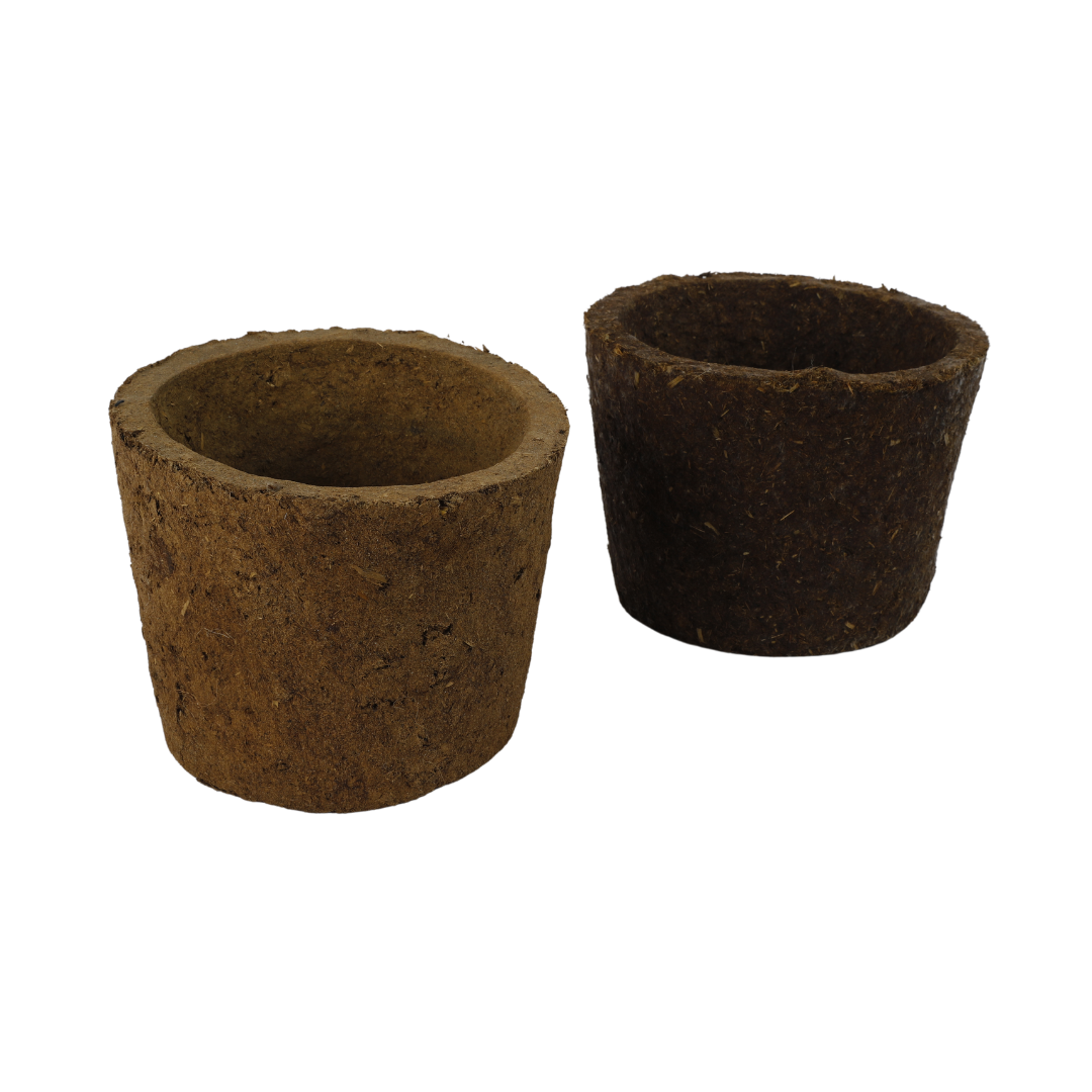 cow dung plant pots Cow Dung Pots – Adya Herbals